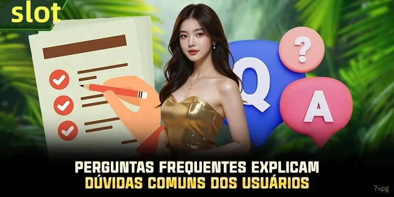 Central de dúvidas rápidas sobre o app 7xpg